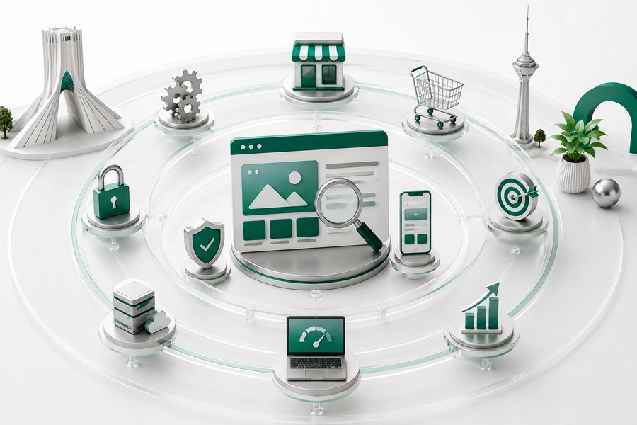 چگونه نمونهکارهای یک شرکت طراحی سایت را ارزیابی کنیم؟ 2 نمایش تصویری نکات کاربردی چگونه نمونهکارهای یک شرکت طراحی سایت را ارزیابی کنیم؟