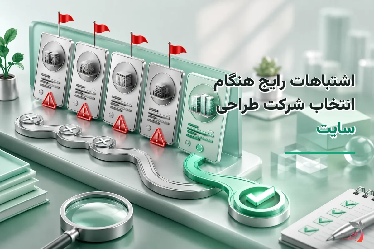 تصویر شاخص اختصاصی اشتباهات رایج هنگام انتخاب شرکت طراحی سایت