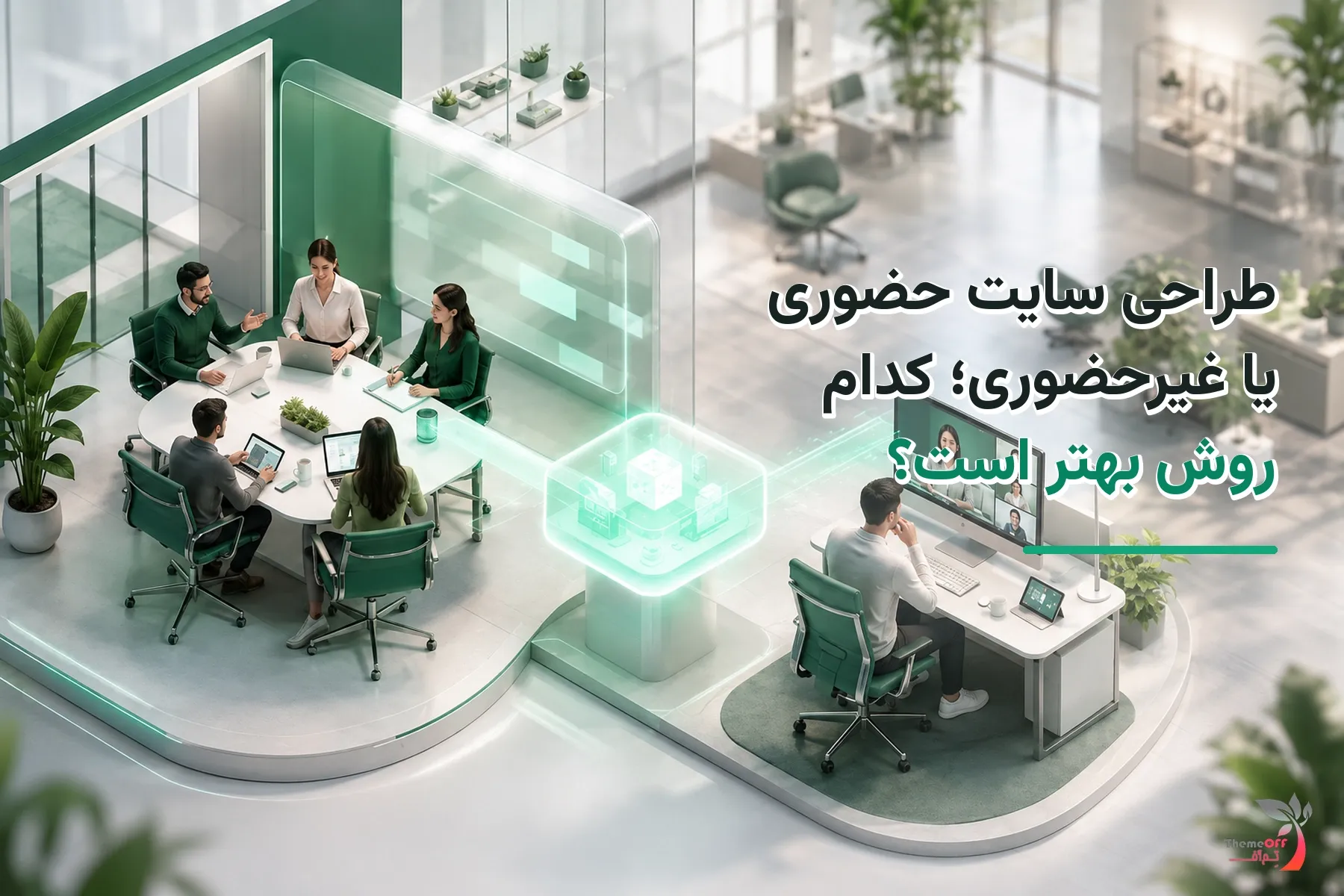 تصویر شاخص اختصاصی طراحی سایت حضوری یا غیرحضوری؛ کدام روش بهتر است؟