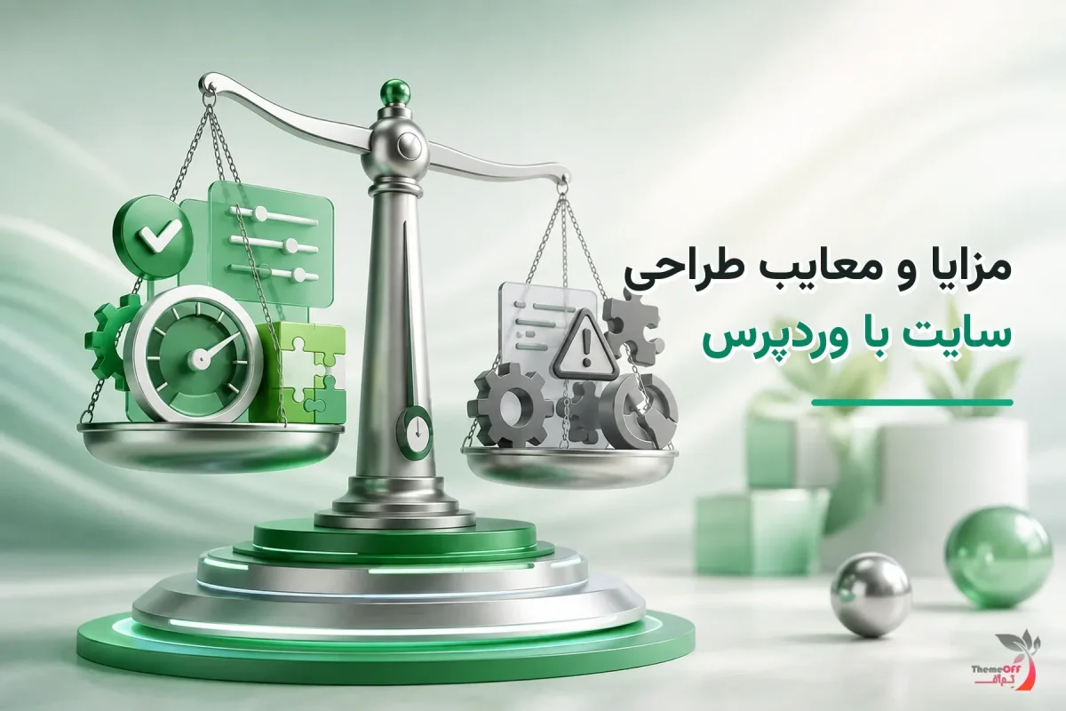 تصویر شاخص اختصاصی مزایا و معایب طراحی سایت با وردپرس